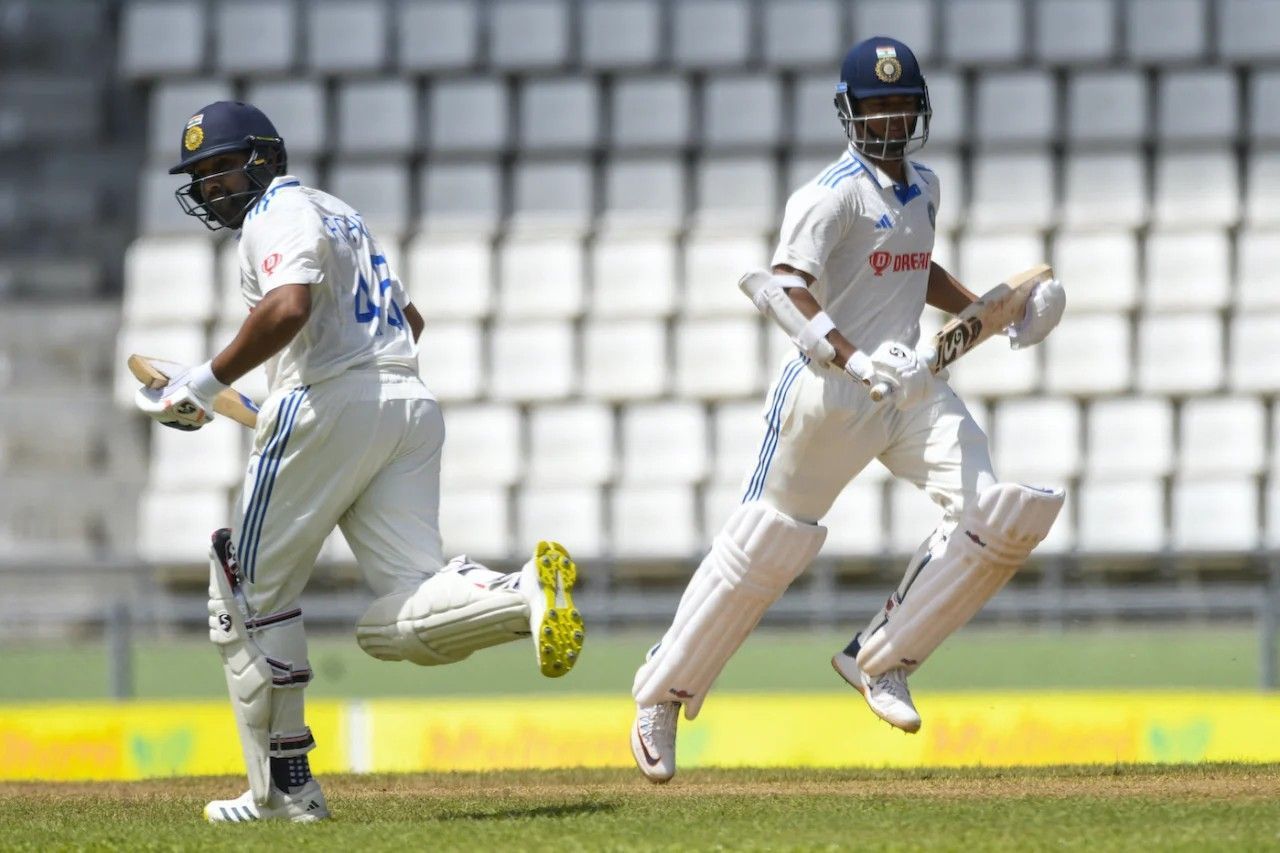 Rohit Sharma and Yashasvi Jaiswal for India [Getty Images]