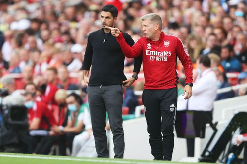 Steve Round (right) leaves the Gunners.