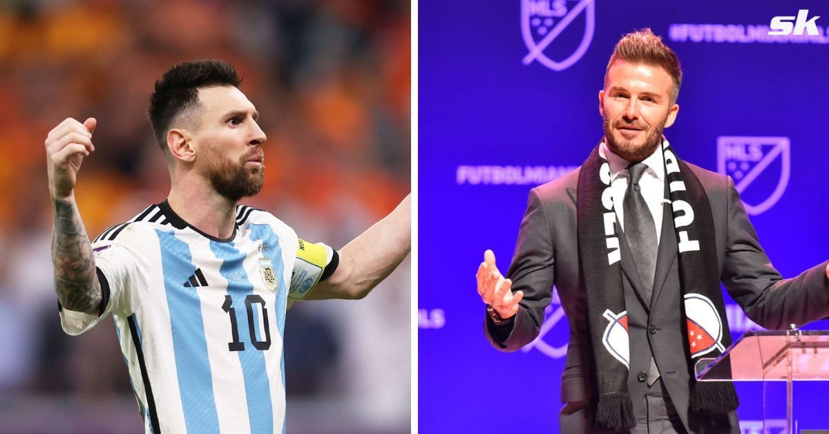David Beckham sent a welcome message to Lionel Messi