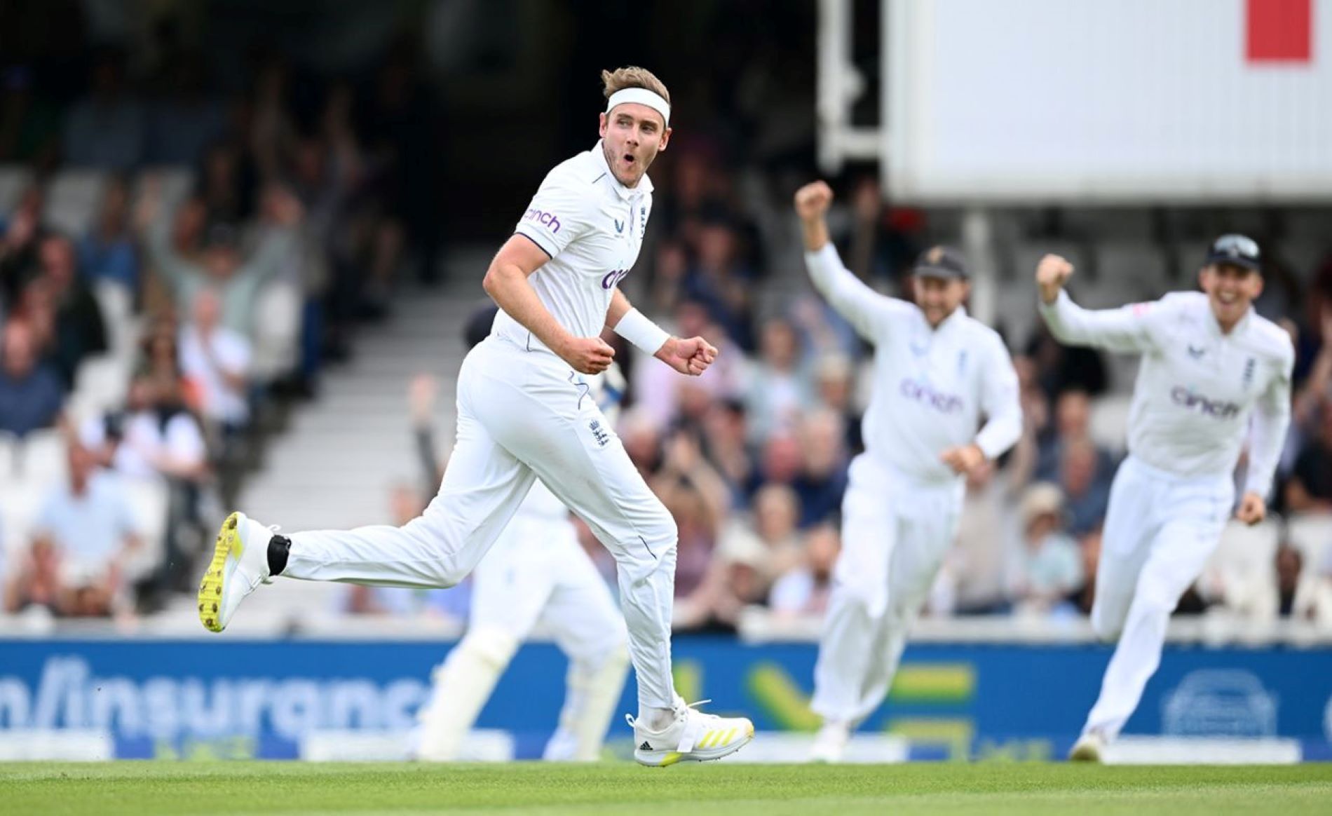 Broad continued his sensational Ashes series at the Oval