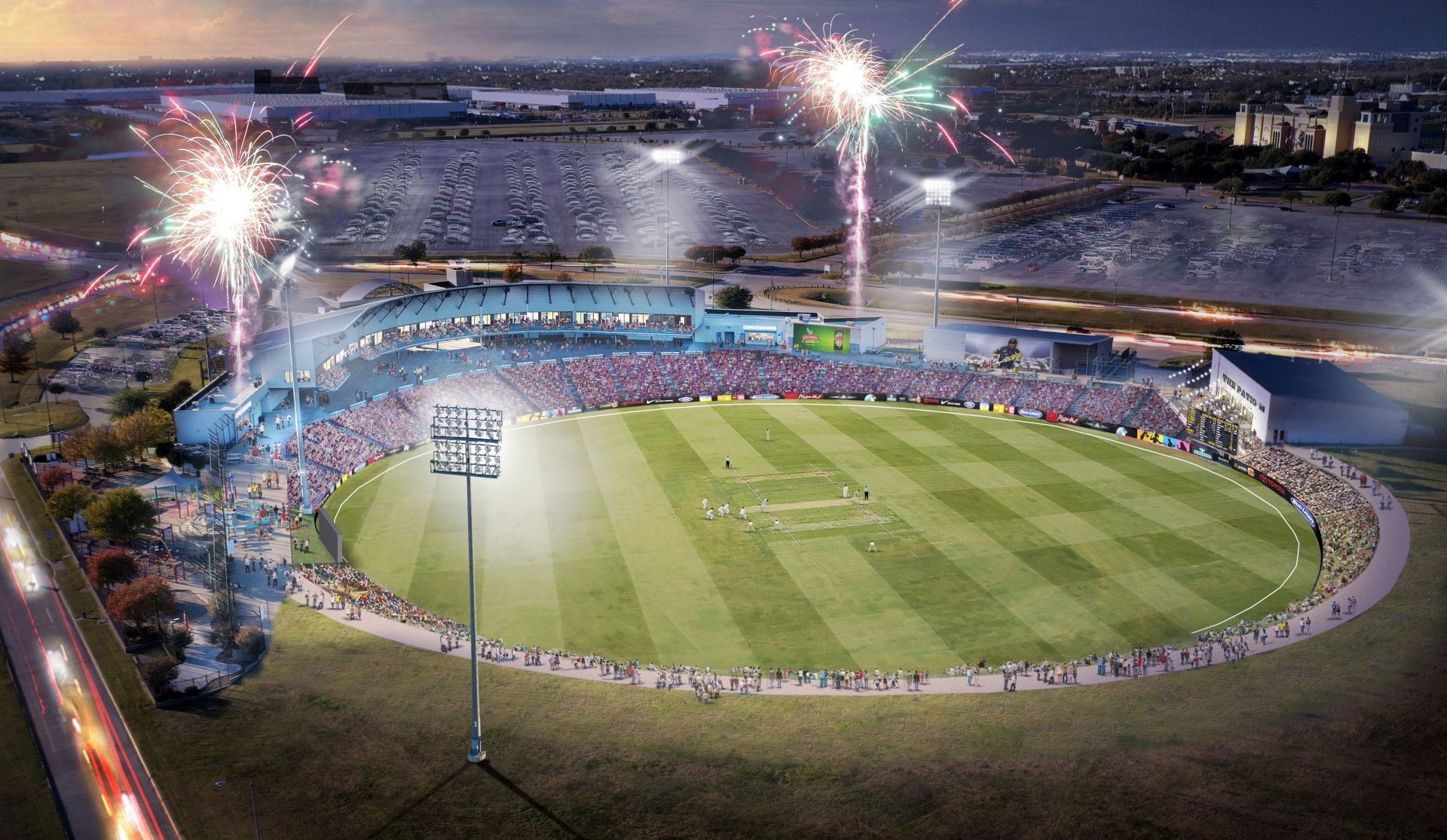 View of the Grand Prairie Stadium in Dallas (Image Courtesy: Dallas Observer)