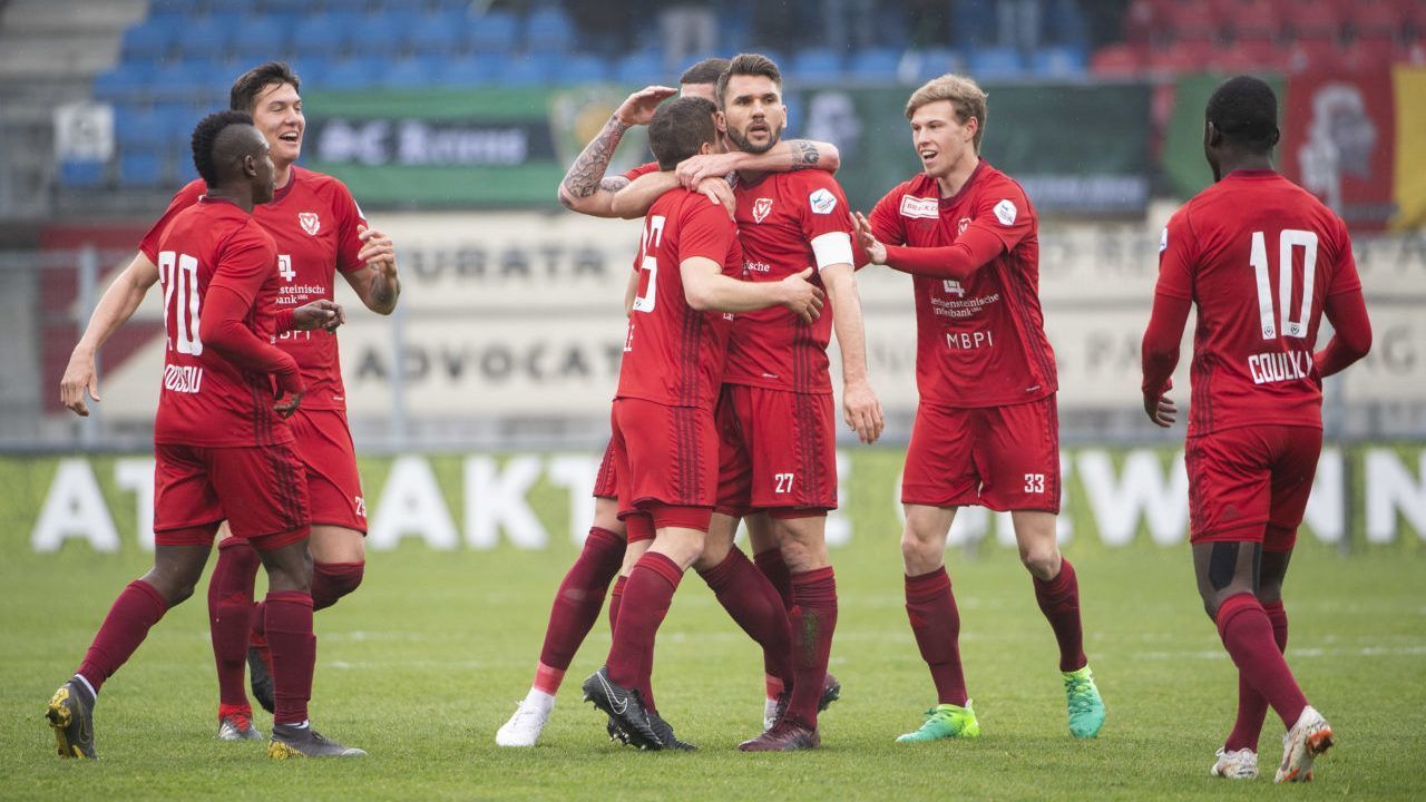 Neman beat Vaduz in the first leg after coming from behind 