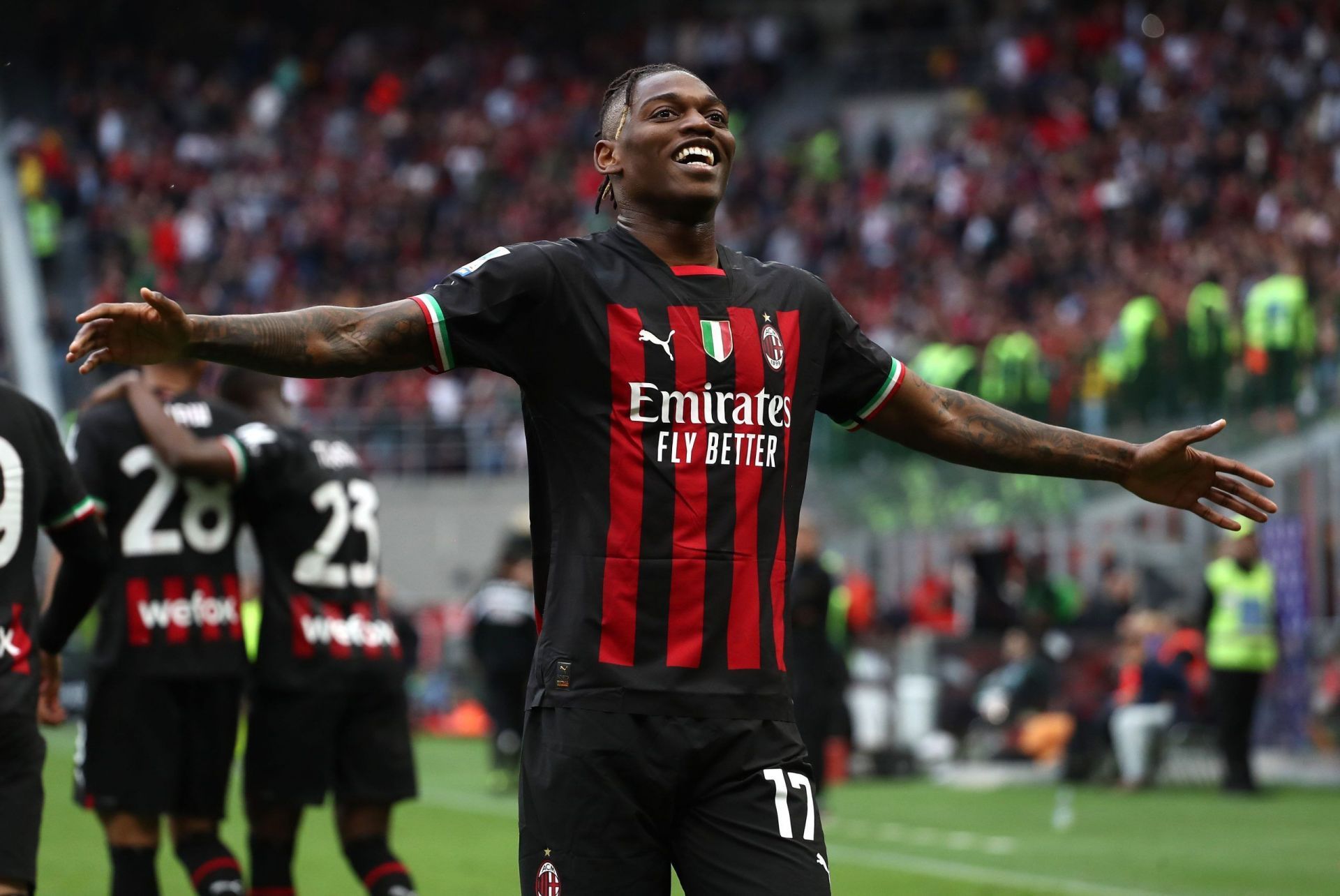 AC Milan winger Rafael Leao.