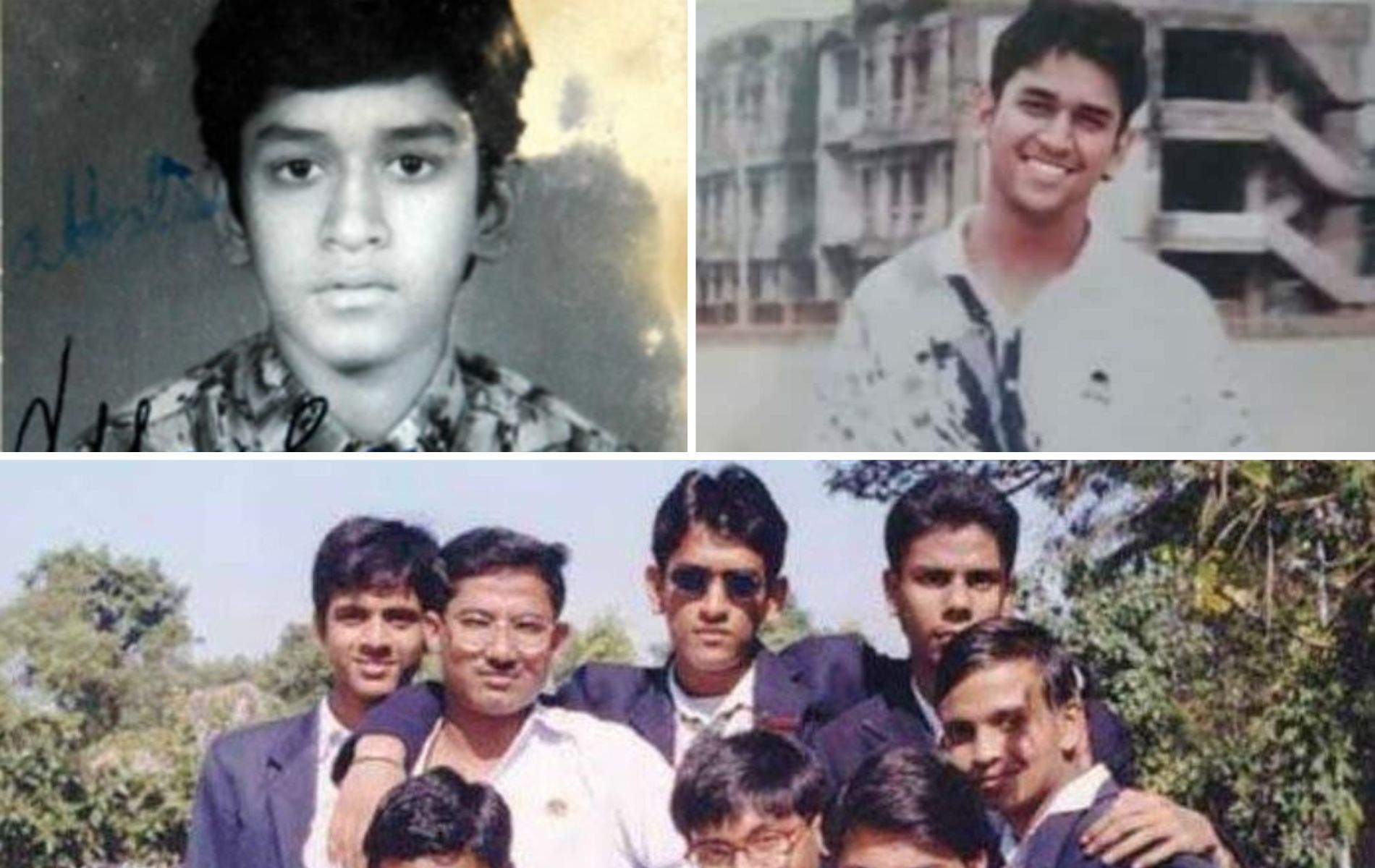 MS Dhoni rare pictures