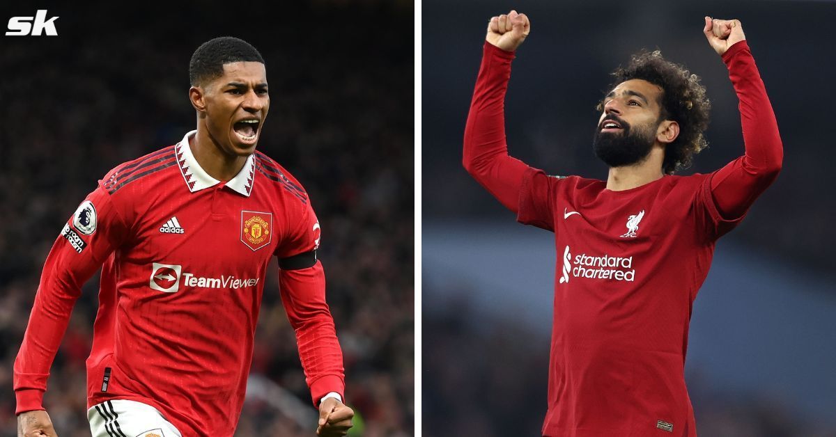 Marcus Rashford (left) and Mohamed Salah (right)