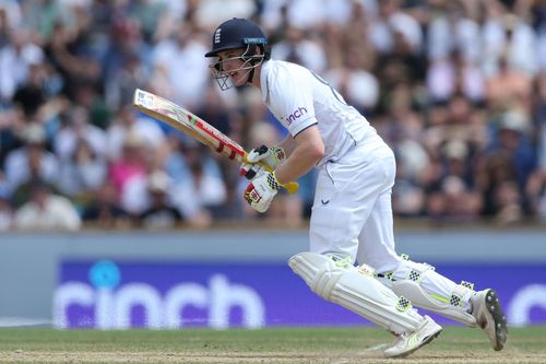 Harry Brook during his innings of 75. (Credits: Getty)