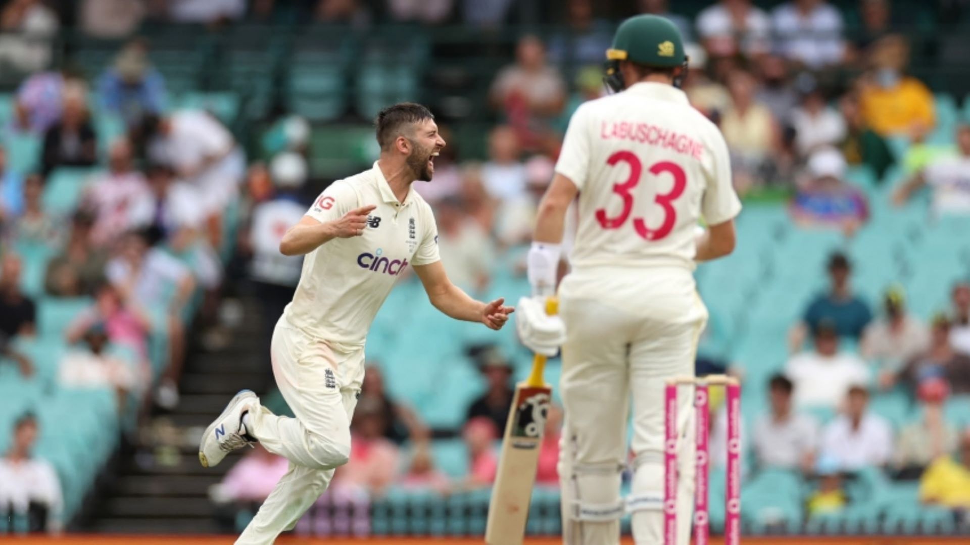 Mark Wood picked up Marnus Labuschagne in both innings at the SCG.