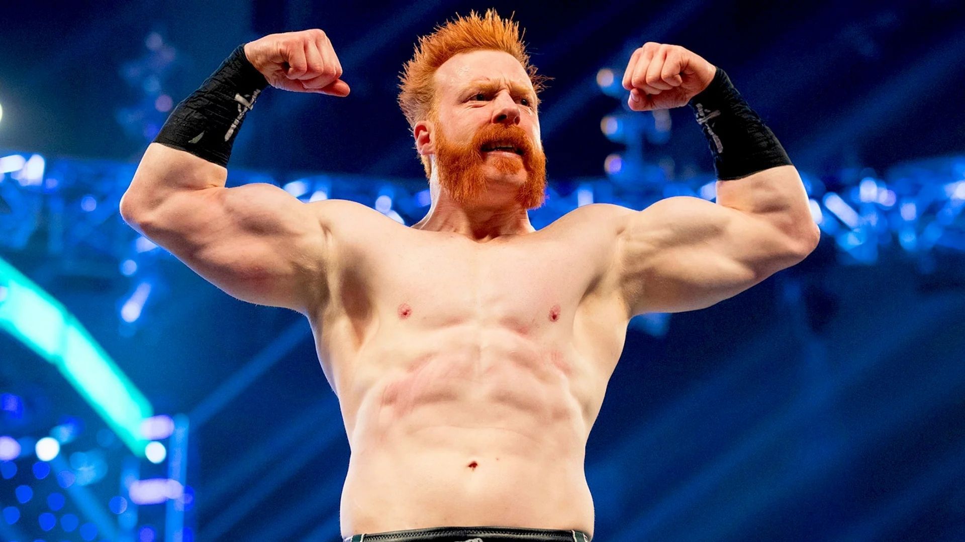 Sheamus posing for a picture