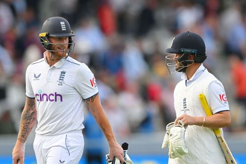 Ben Stokes and Ben Duckett have added 69* for the fifth wicket. (Pic: Getty Images)