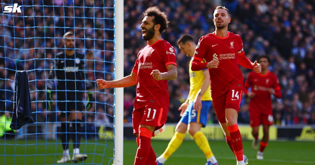 Mohamed Salah paid a tribute to former Liverpool teammate Jordan Henderson