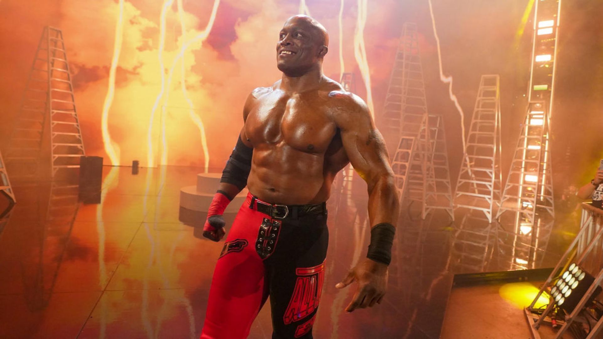 Bobby Lashley during his entrance. Image Credits: wwe.com 