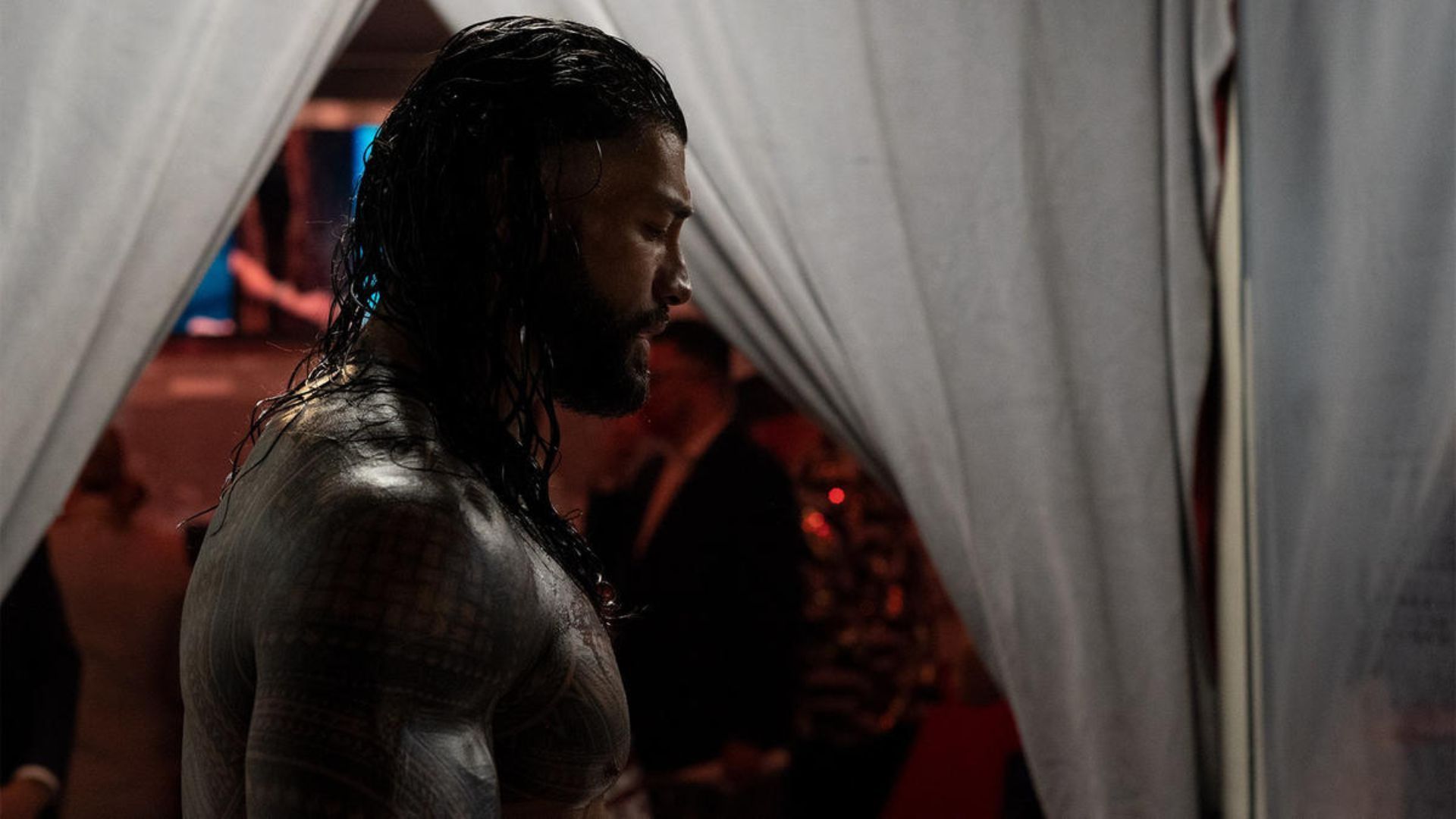 Roman Reigns backstage. Image Credits: wwe.com 