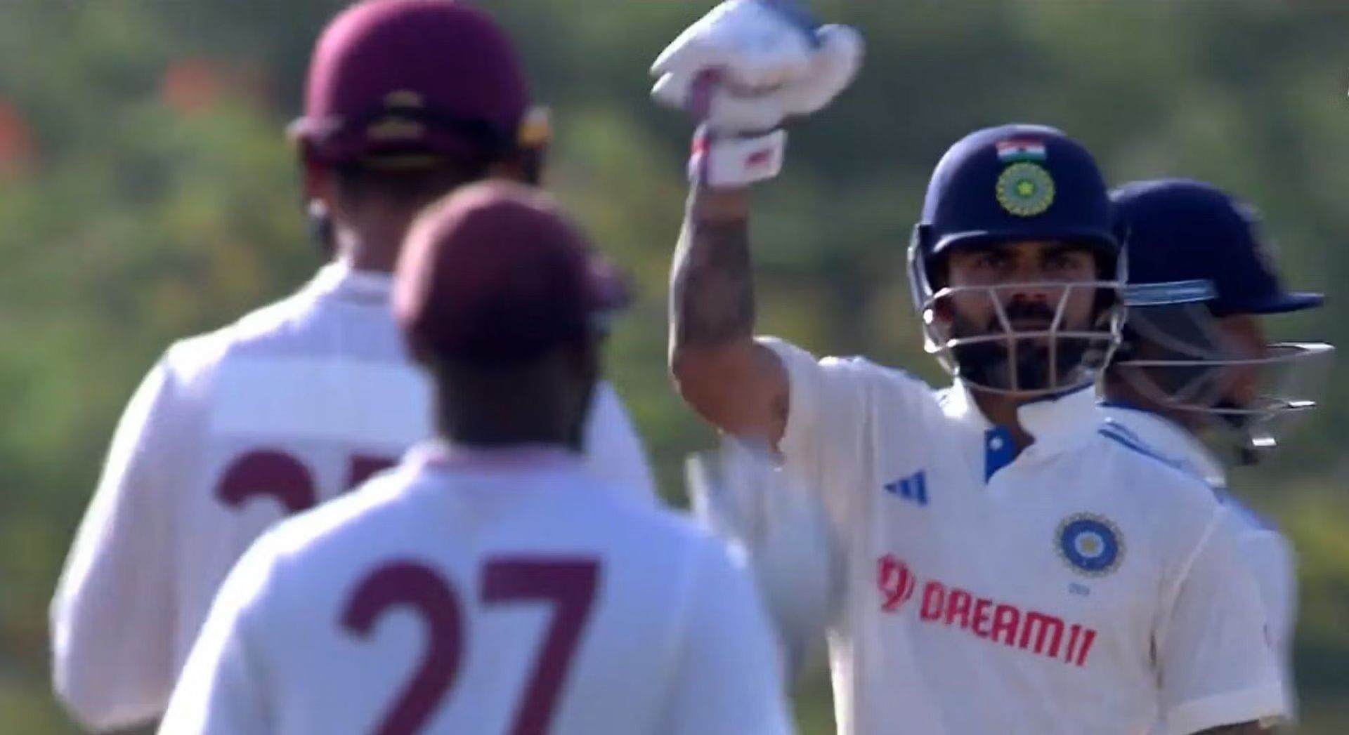 Virat Kohli played a circumspect knock in the first Test against the West Indies.