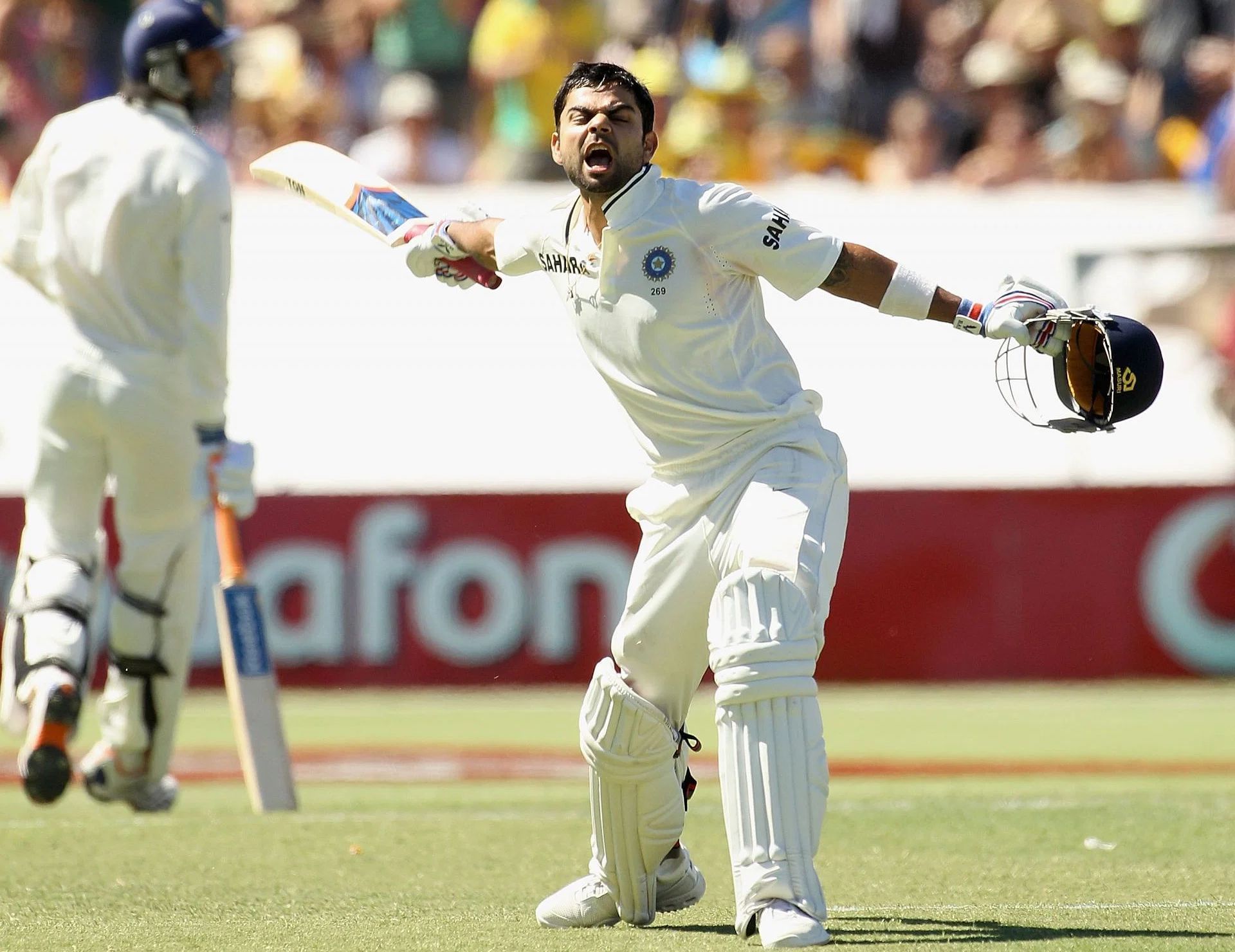 Like Tendulkar before him, Kohli also loves playing against Australia. He has come up with some brilliant performances against the Aussies. It’s no surprise then that his first Test ton also came against his favorite opponent in Adelaide. He scored a fine 116 in January 2012 even as India went down by 298 runs. (Pic: Getty Images)