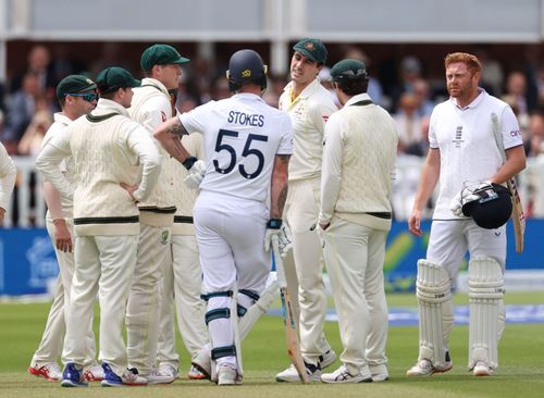 Ben Stokes was at the non-striker's end when Jonny Bairstow was dismissed.