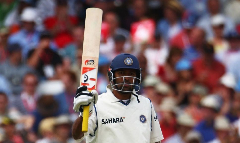 Wasim Jaffer raising his bat after a fifty in Tests [Getty Images]