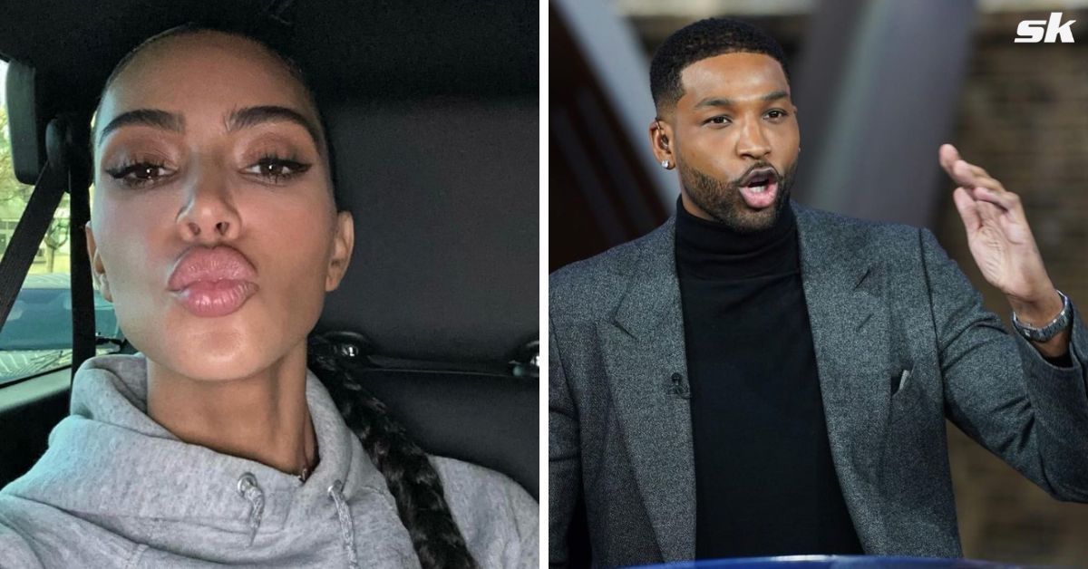 Kim Kardashian was spotted alongside Tristan Thompson after watching Lionel Messi