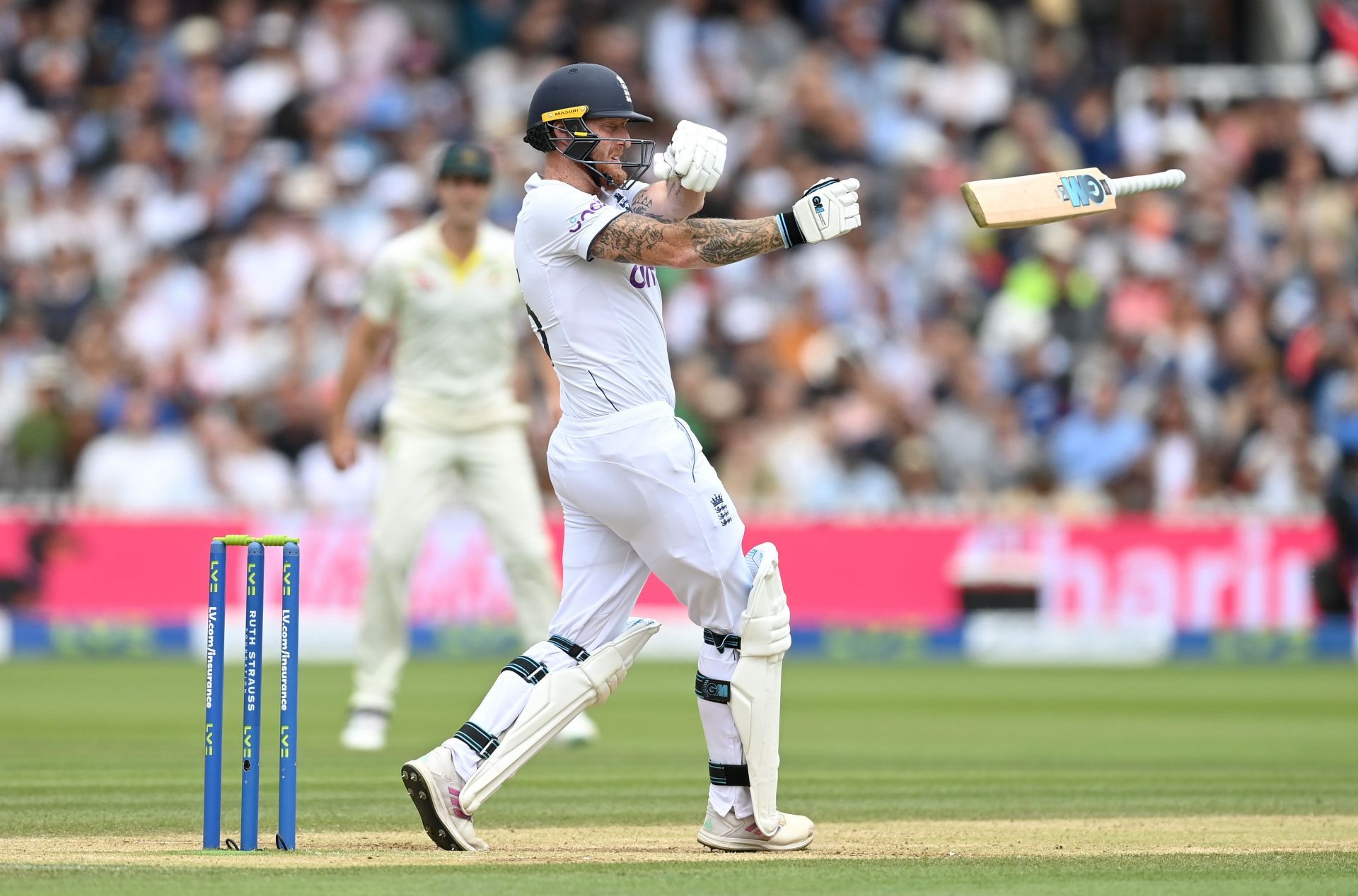 Ben Stokes clobbered 155 in a losing cause at Lord’s. (Pic: Getty Images)