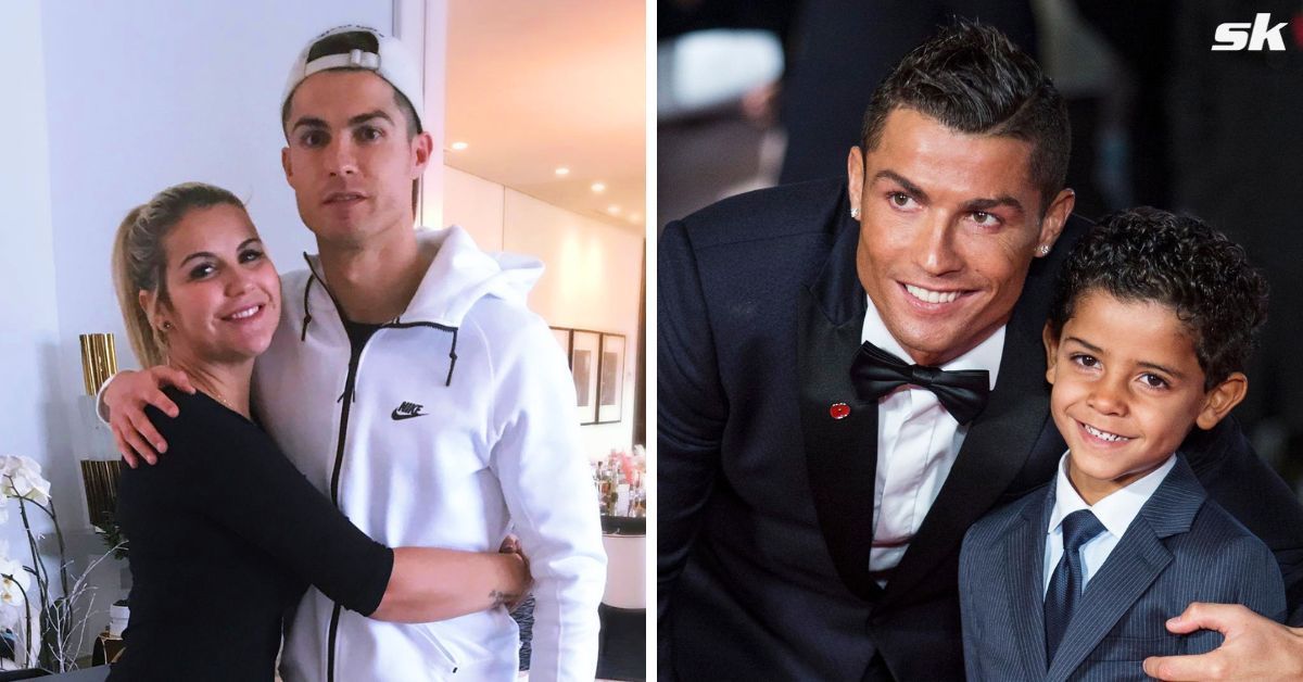 Cristiano Ronaldo and his son Cristiano Junior 