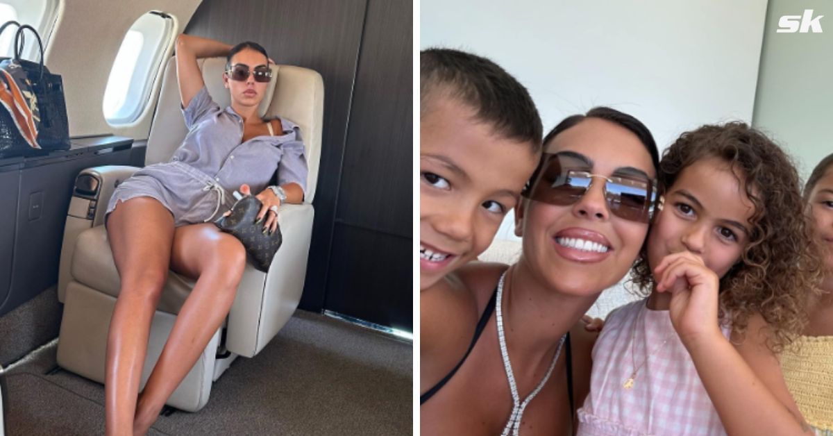 Georgina Rodriguez on vacation wth her family