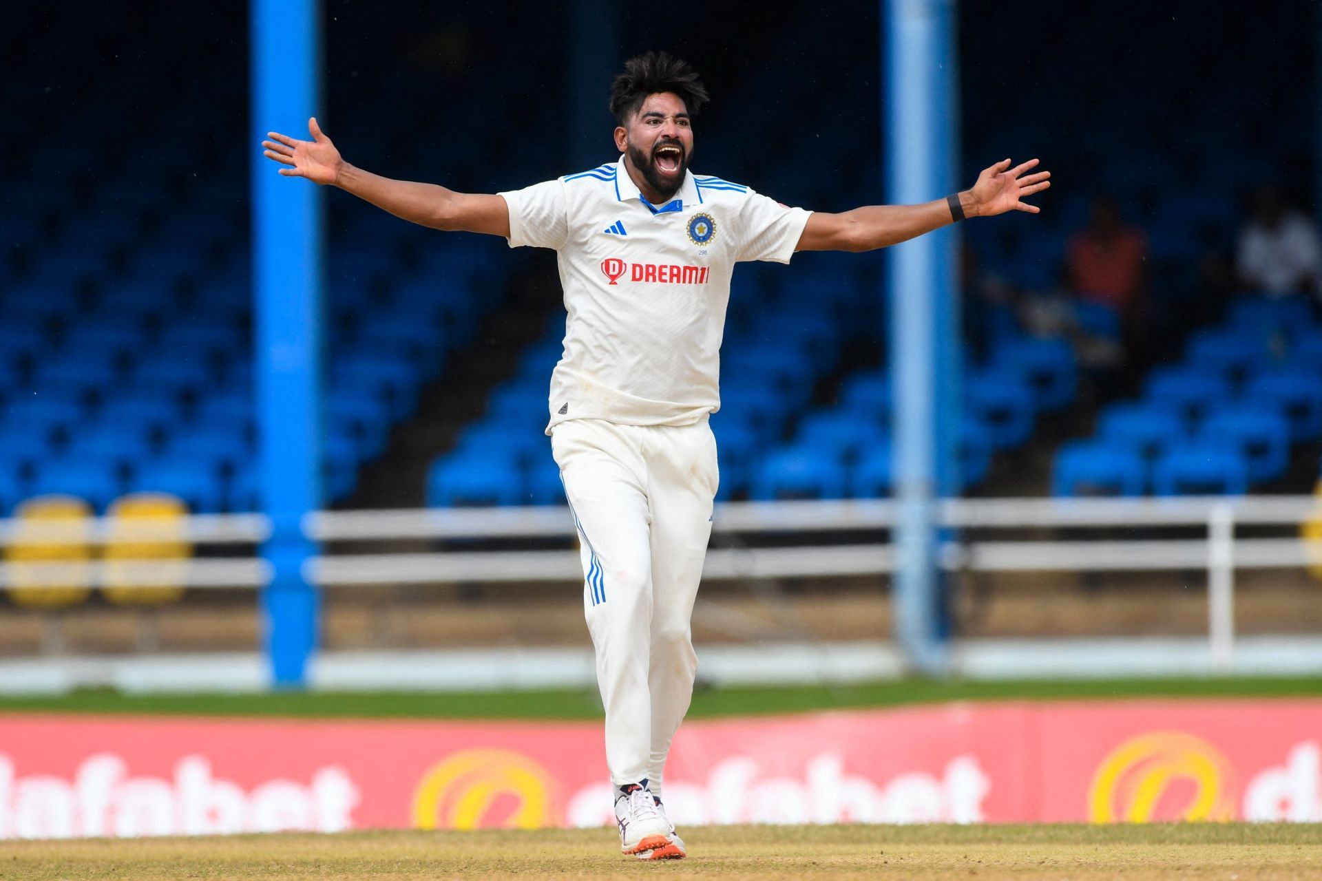 Mohammed Siraj picked up a five-wicket haul in West Indies