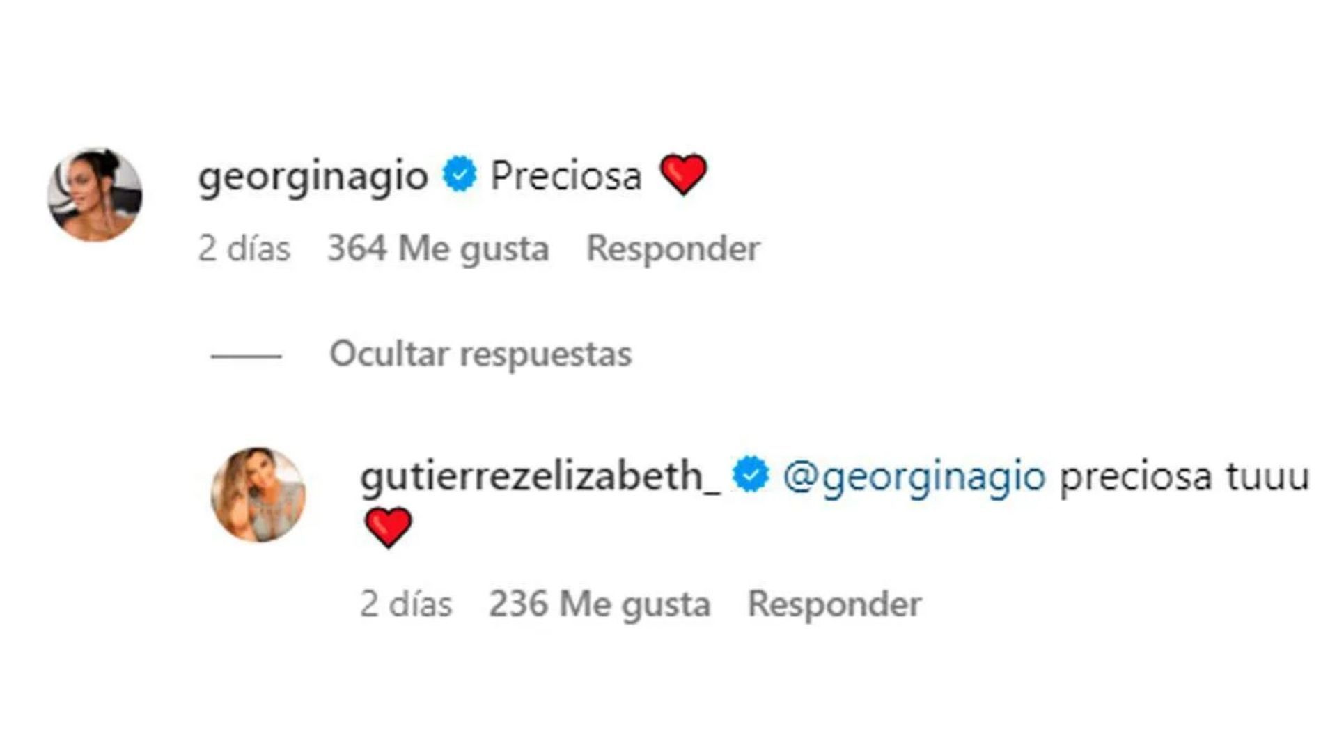 Georgina Rodriguez and Elizabeth Gutierrez&#039;s wholesome social media exchange