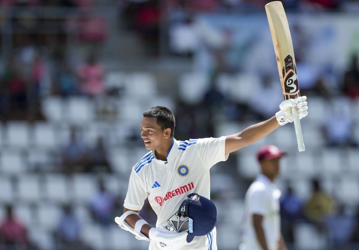Yashasvi Jaiswal starred with the bat in the first Test against the West Indies. [P/C: Twitter]