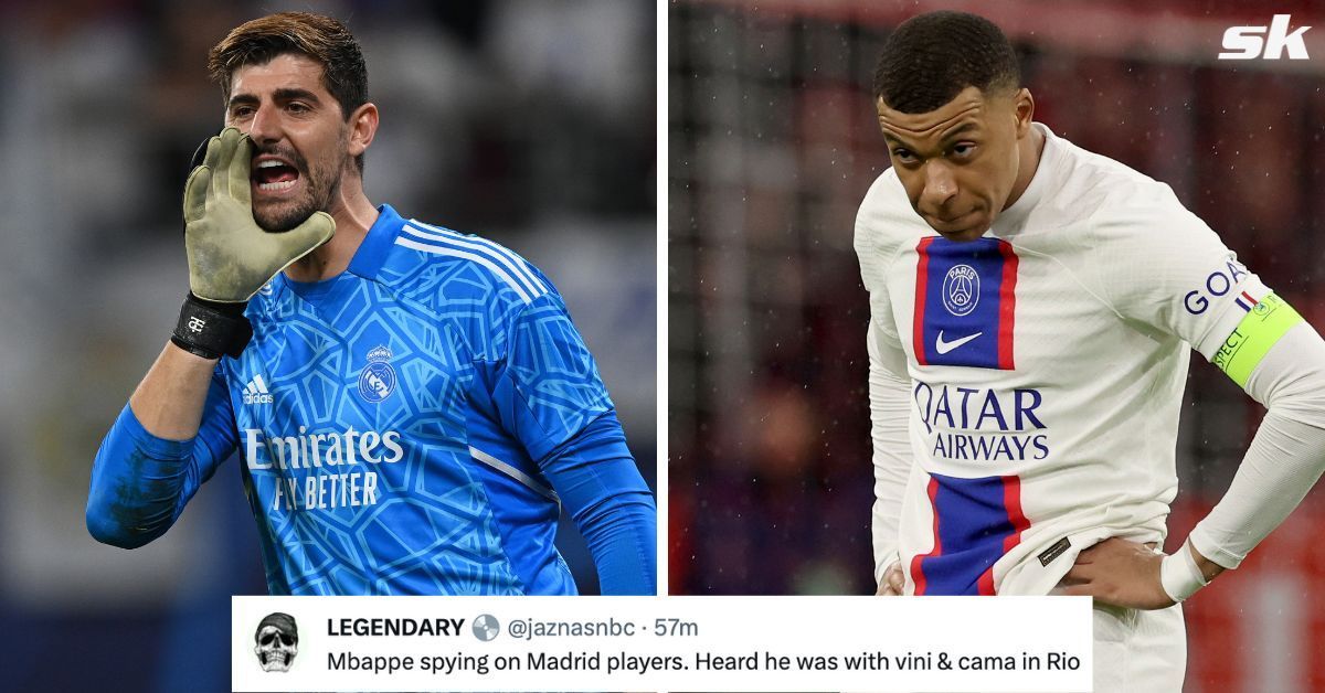 Real Madrid fans speculate Kylian Mbappe move after Thibaut Courtois