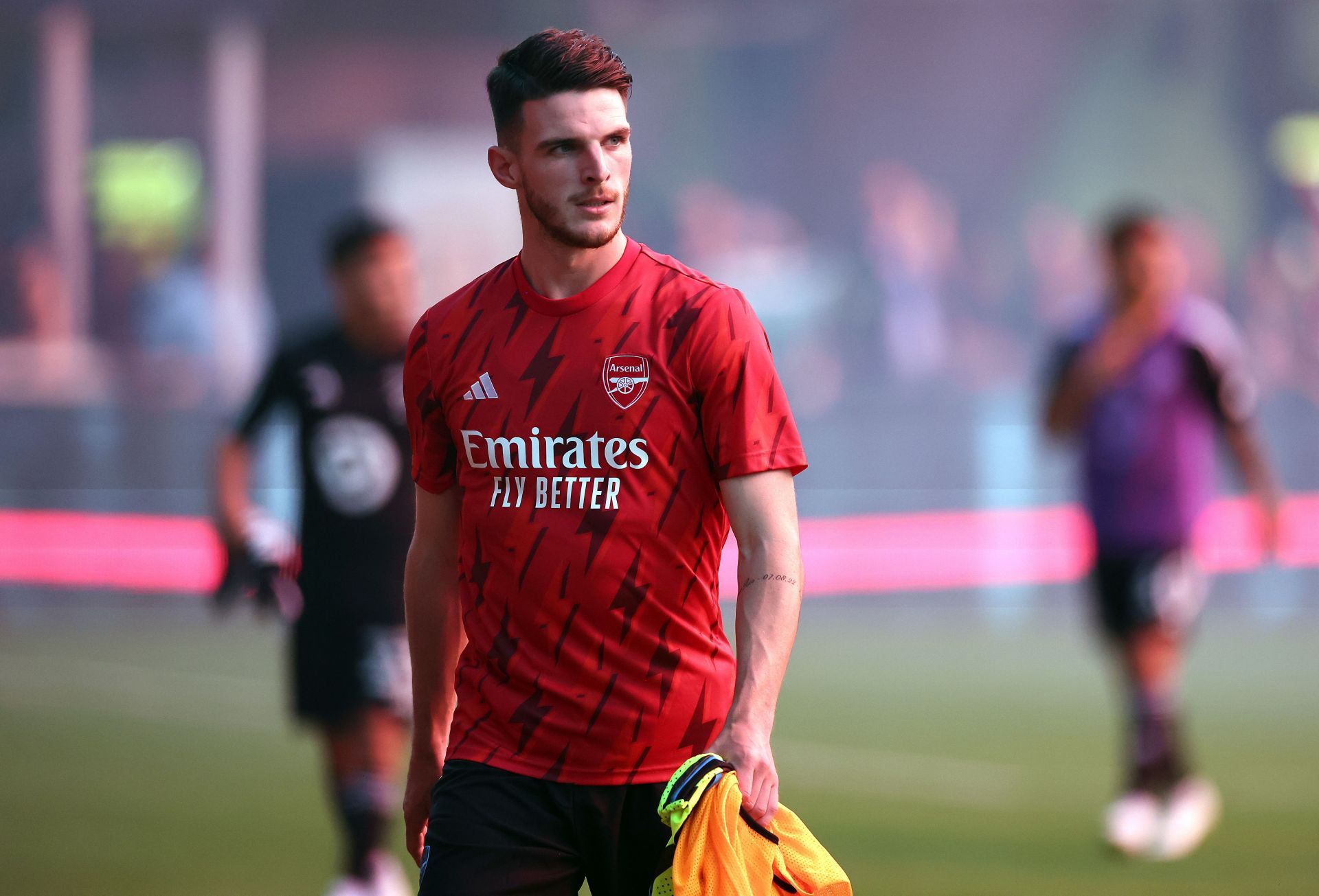 Declan Rice arrived at the Emirates this summer.