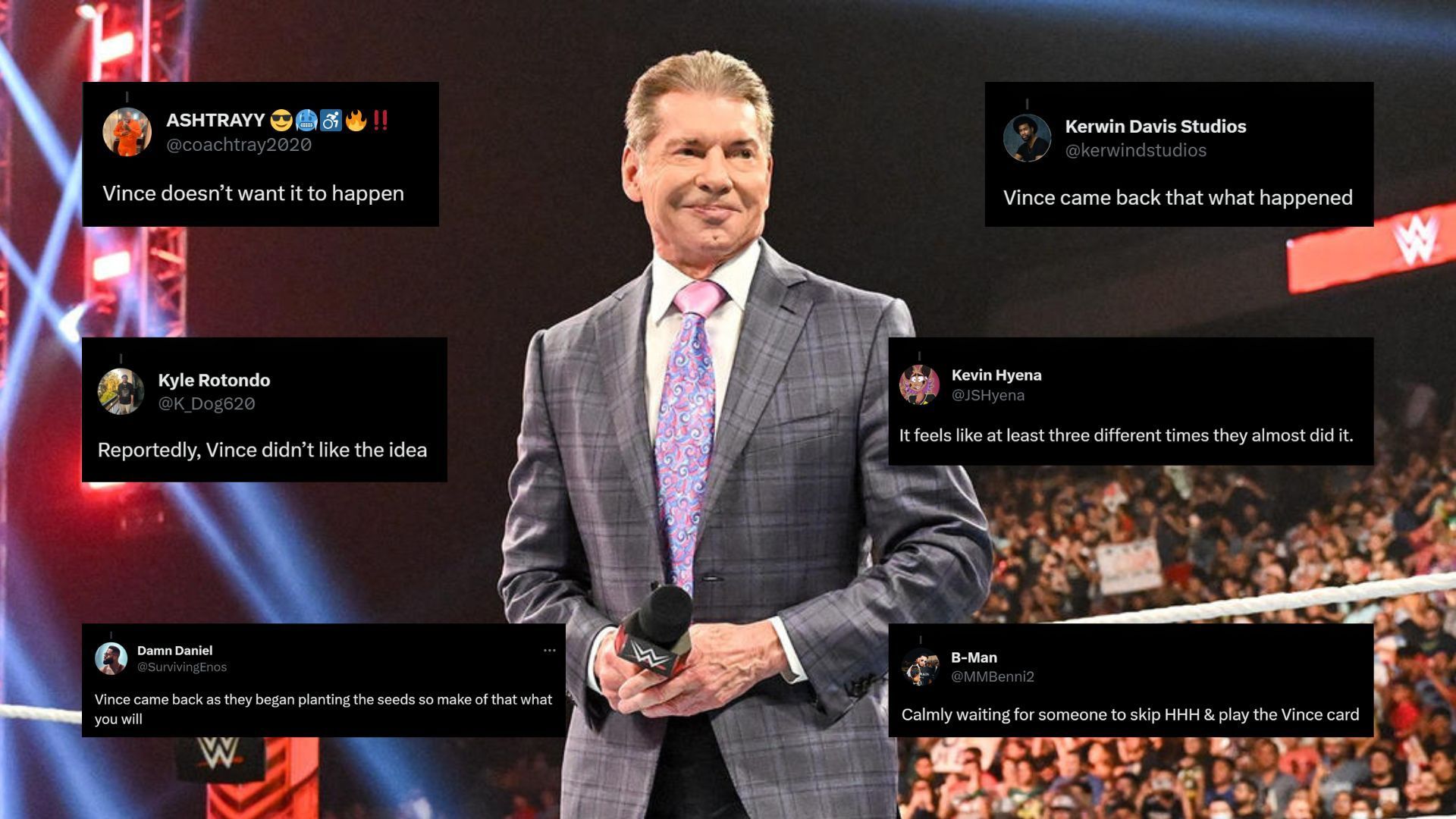 Vince McMahon is the Executive Chairman of the company!