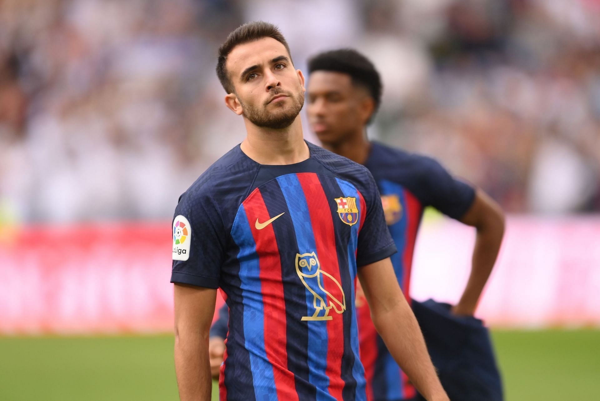 Eric Garcia after conceding a goal against Real at the Santiago Bernabeu.