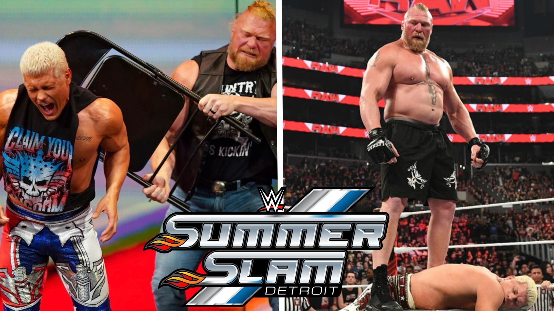 Brock Lesnar and Cody Rhodes are set for their third match on WWE SummerSlam