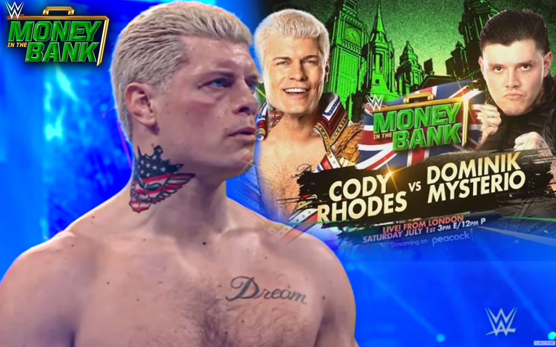 Cody Rhodes vs Dominik Mysterio at Money in the Bank 2023