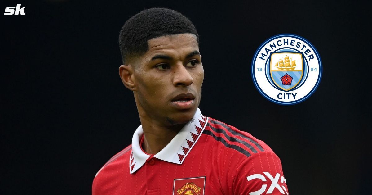 Manchester City star sends message to Marcus Rashford as he trains alongside Manchester United star