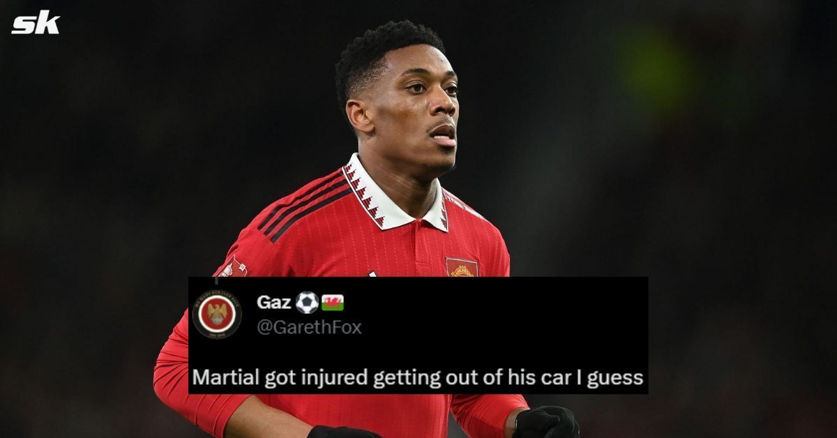 Anthony Martial looks to have picked up another injury.