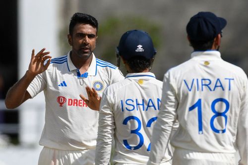 R Ashwin picked up five wickets in the West Indies' first innings. [P/C: BCCI]