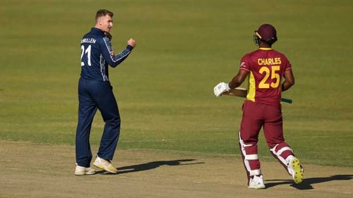 McMullen's opening burst dismantled the West Indian top-order