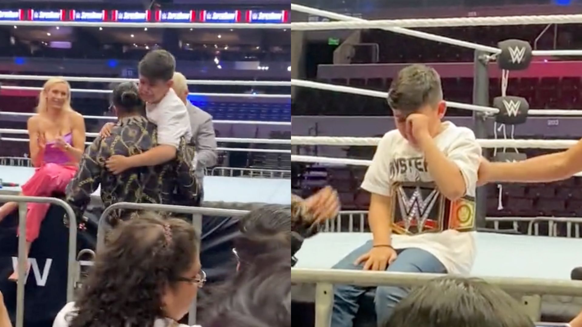 A young fan was upset at a Meet &amp; Greet with superstars.