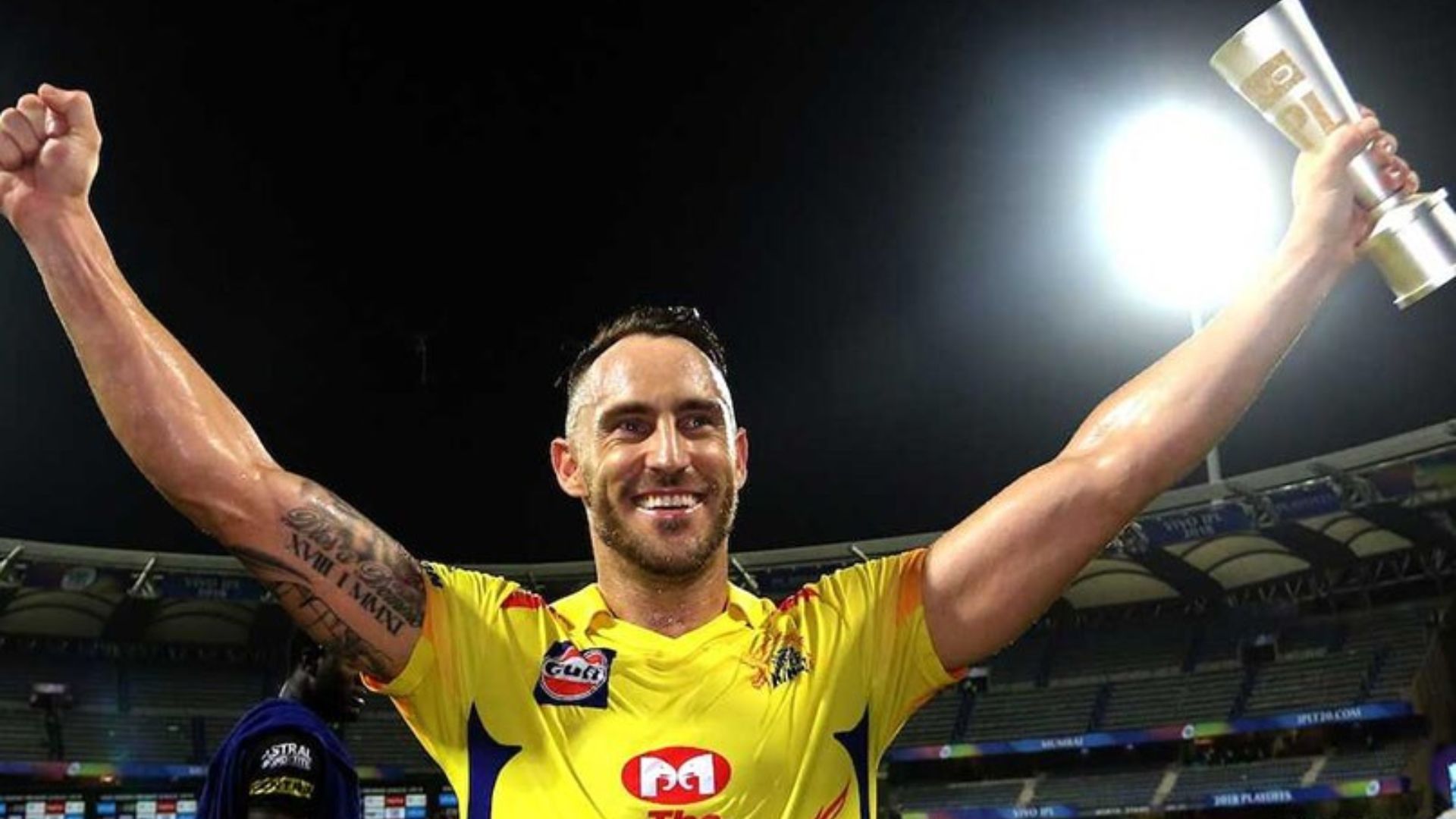 Faf du Plessis has played some outstanding knocks for CSK under pressure (P.C.:Twitter)