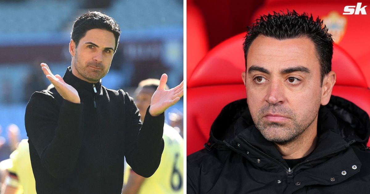 Mikel Arteta responds to Xavi