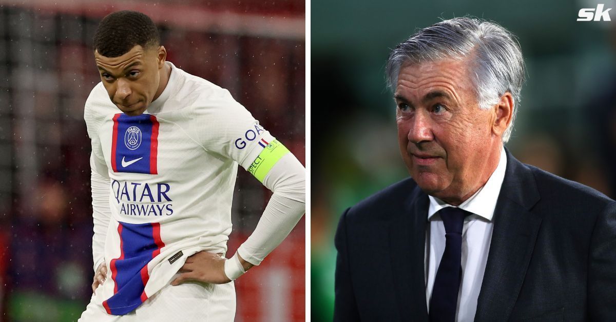 Real Madrid boss Carlo Ancelotti responds when asked about PSG superstar Kylian Mbappe