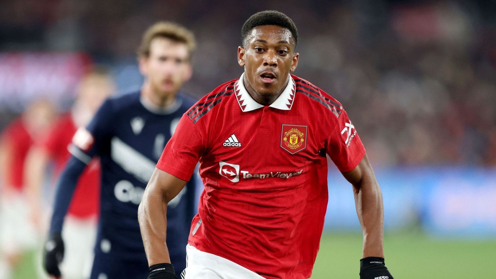 Anthony Martial in action for Manchester United
