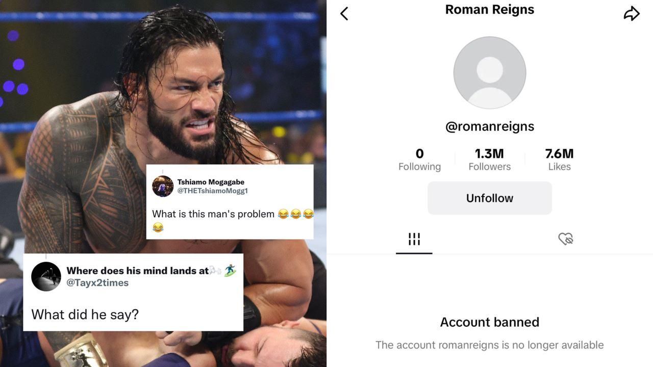 Roman Reign was recently banned from TikTok