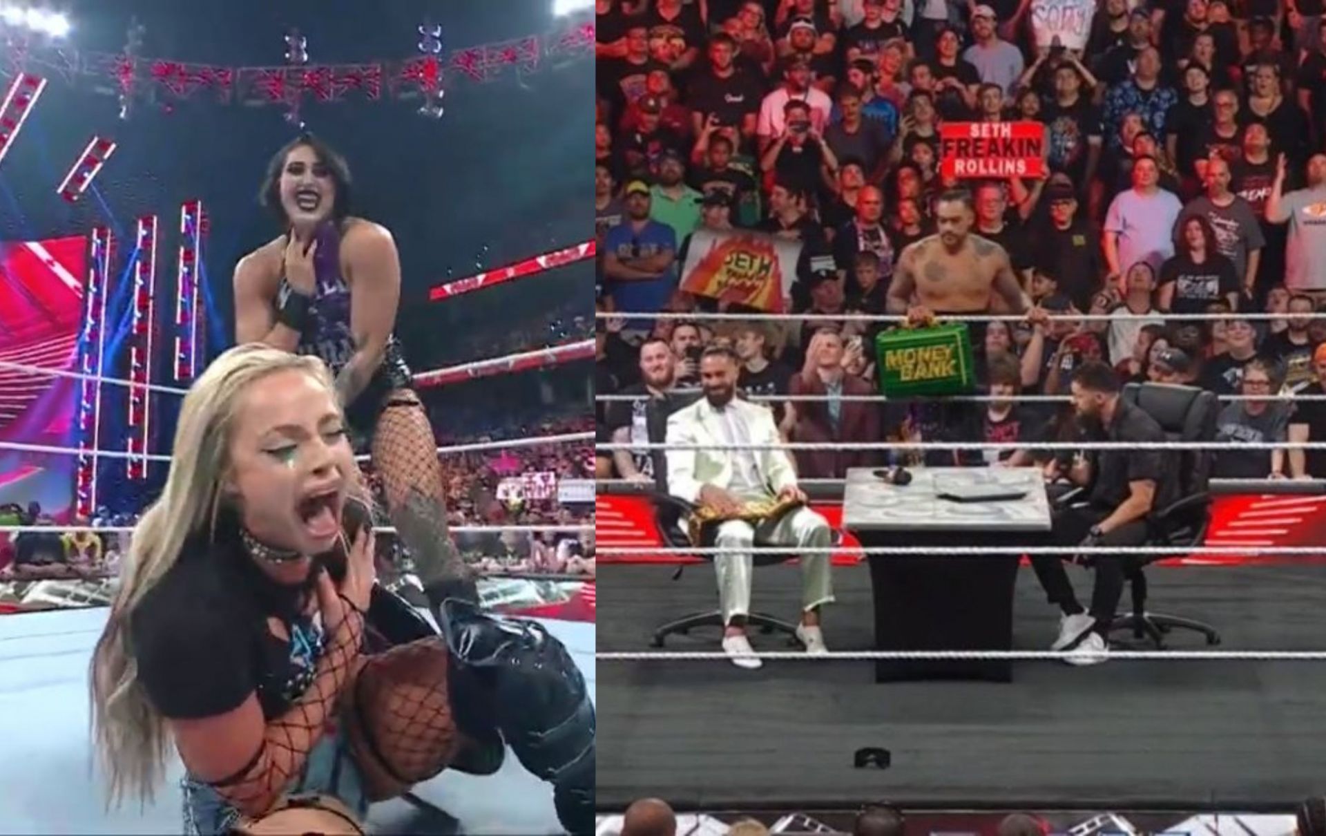 WWE Raw में कई रोचक चीज़ें देखने को मिली 