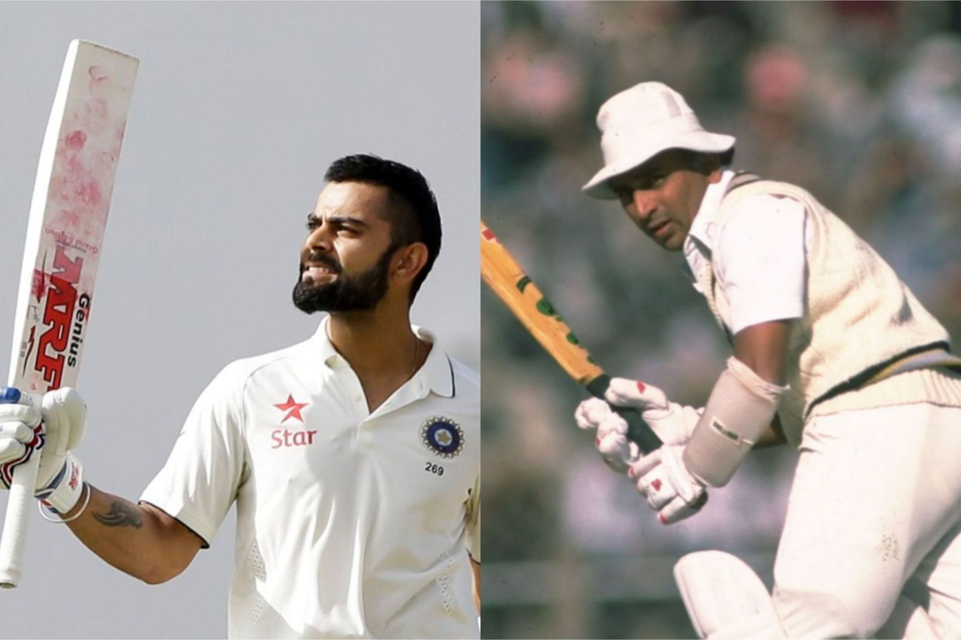 Both Virat Kohli and Sunil Gavaskar have scored double centuries against the West Indies [Getty Images]