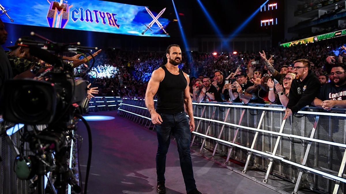 Drew McIntyre returned to London.