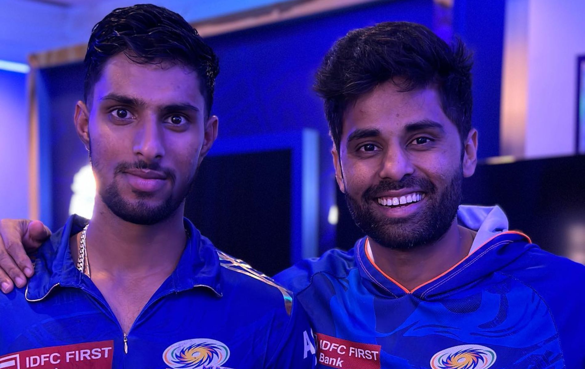 Tilak Varma (L) and Suryakumar Yadav. (Pic: Instagram)