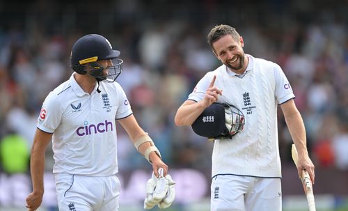 Mark Wood and Chris Woakes were the chief architects of England's win at Headingley. (Credits: Getty)