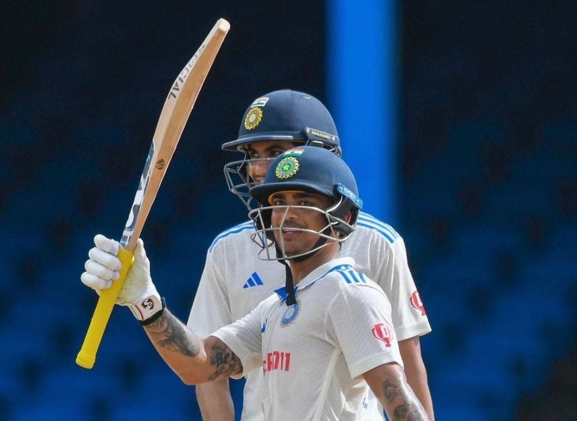 Ishan Kishan recently made his Test debut and notched up a half-century