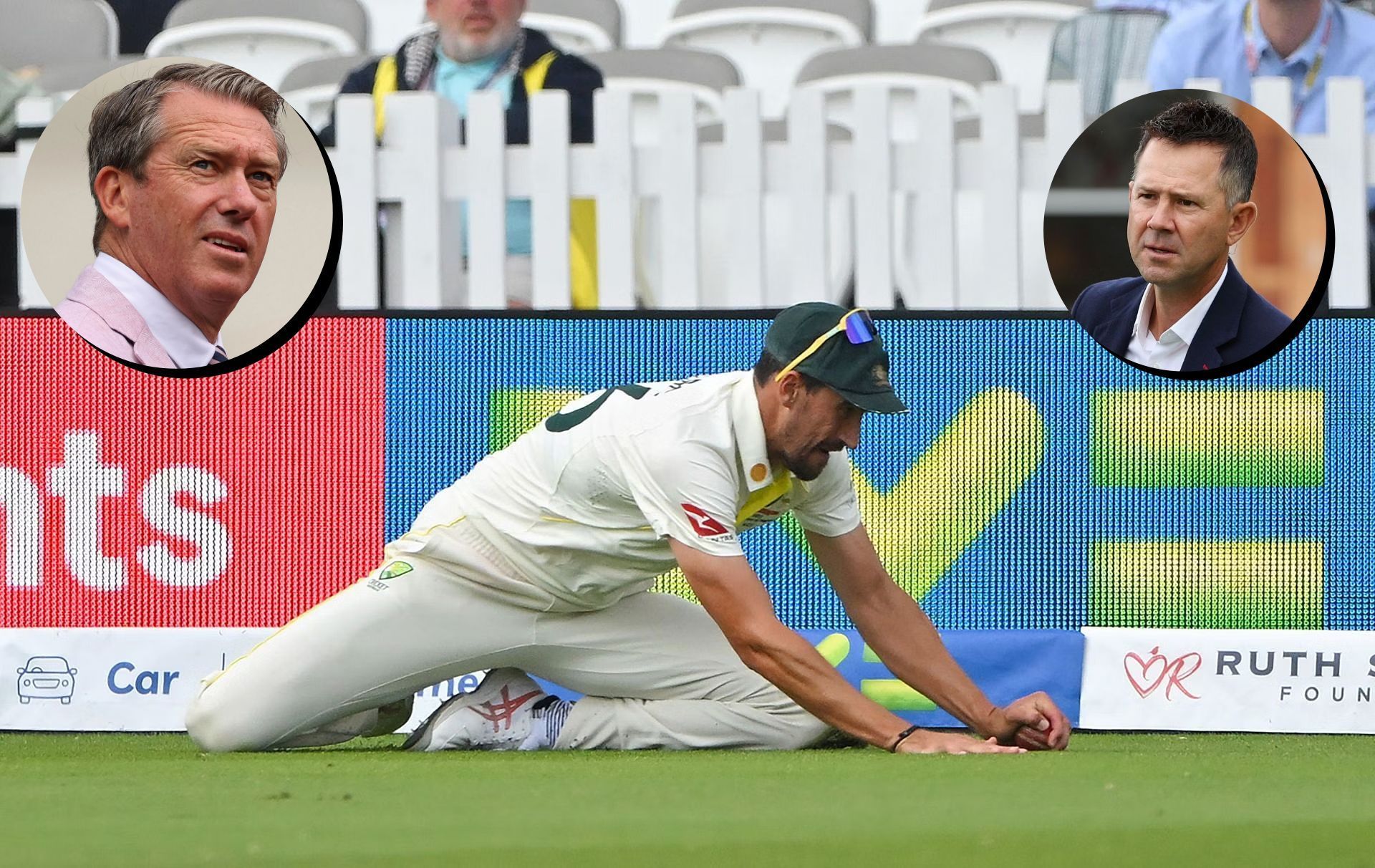 Mitchell Starc catch, Ben Duckett.